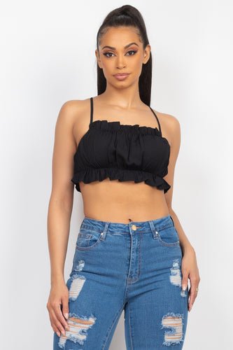 Mystique Crop Top - Pink Canary